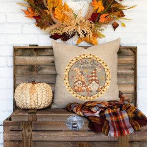 Pumpkin Spice is Always Nice Fall Gnome Pillow Cover - Trendznmore