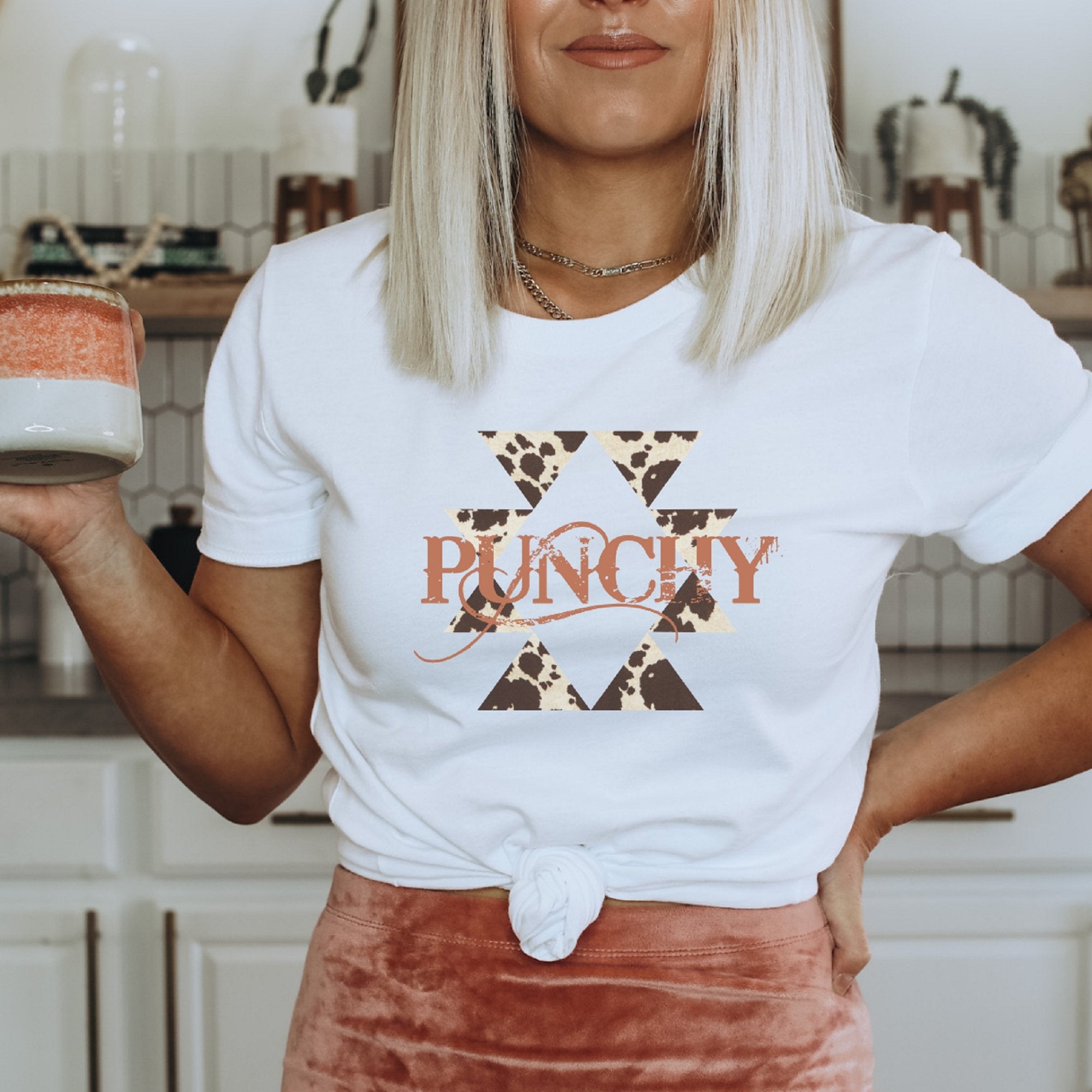 Punchy Aztec T-Shirt - Trendznmore