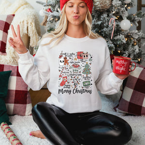 Retro Everything Christmas Sweatshirt - Trendznmore