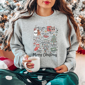 Retro Everything Christmas Sweatshirt - Trendznmore