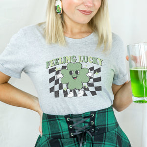 Retro Feeling Lucky St. Patrick's Day T-Shirt (S-2XL) - Trendznmore