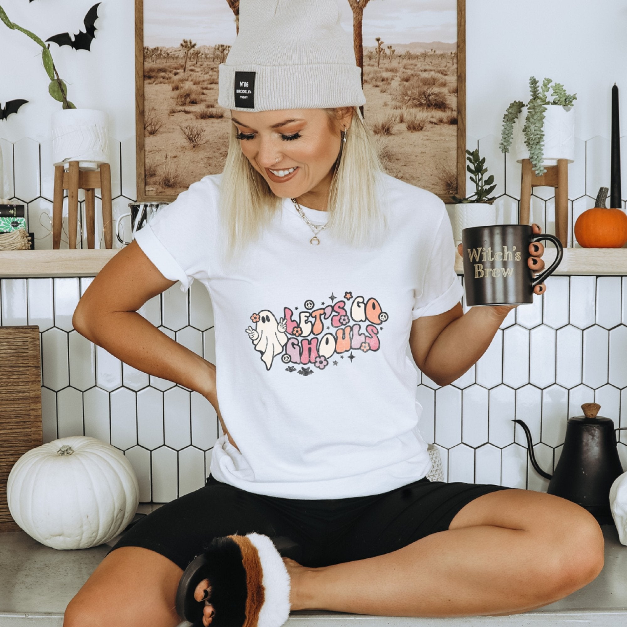 Retro Let's Go Ghouls T-Shirt - Trendznmore