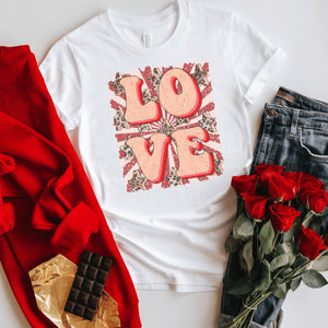 Retro Love Valentine T-Shirt - Trendznmore