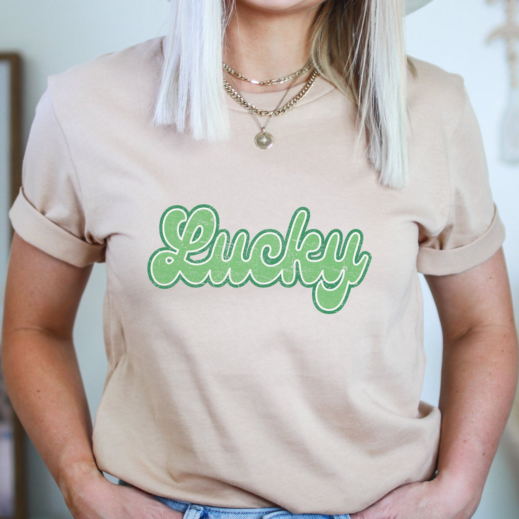 Retro Lucky St. Patrick's Day T-Shirt (S-2XL) - Trendznmore