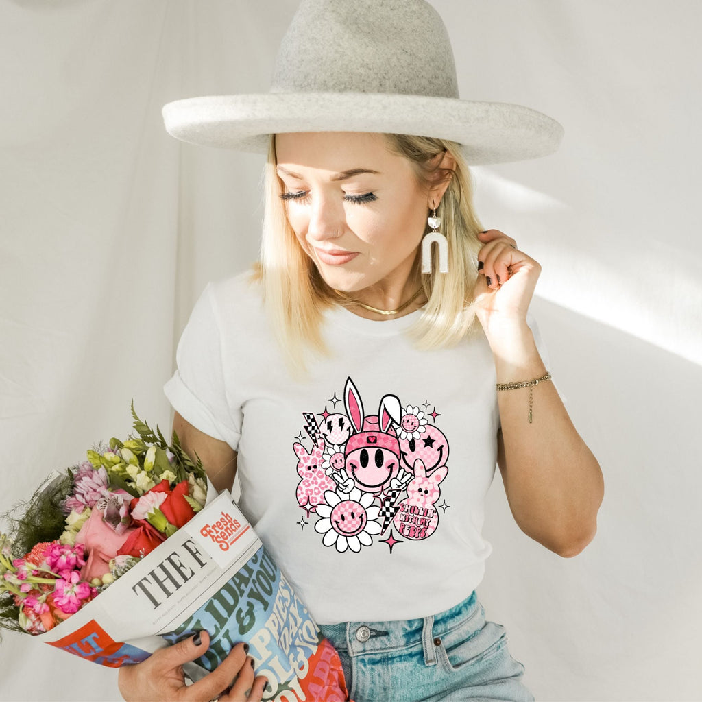 Retro Pink Easter T-Shirt - Trendznmore