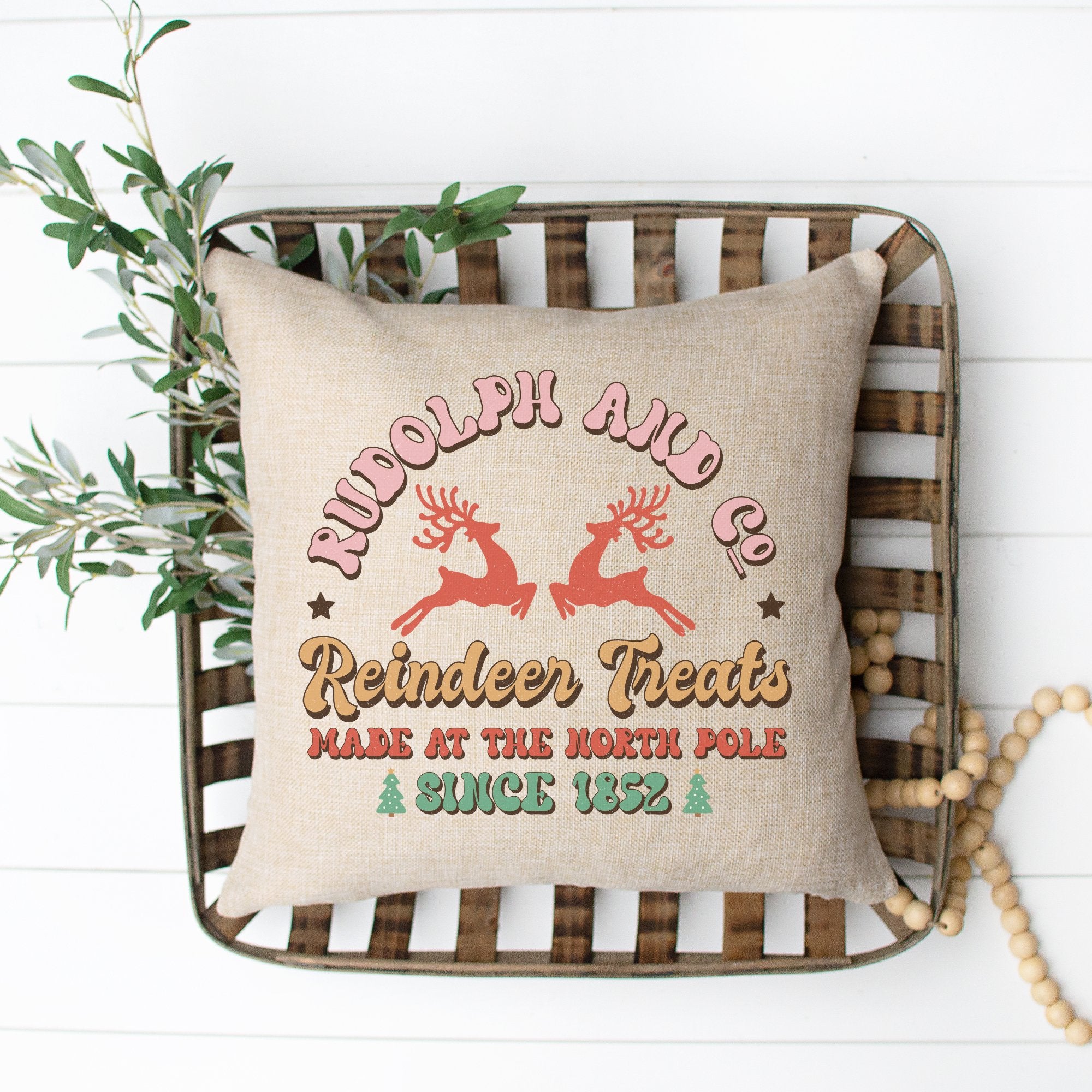 Rudolph and Co. Christmas Pillow Cover - Trendznmore