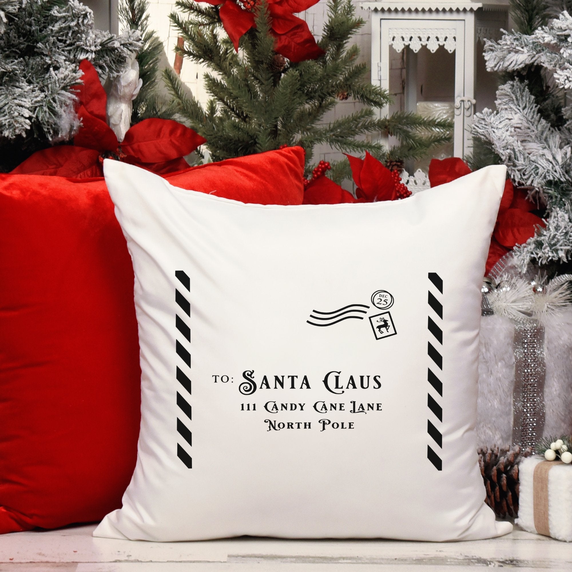 Santa Claus Envelope Christmas Pillow Cover - Trendznmore
