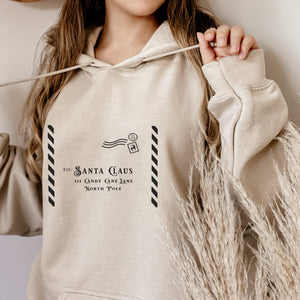 Santa's Envelope Christmas hoodie - Trendznmore