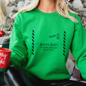 Santa's Envelope Christmas Sweatshirt - Trendznmore