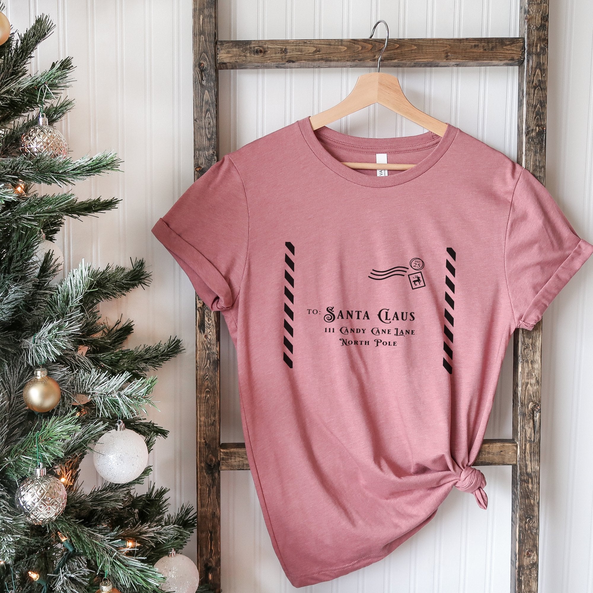 Santa's Envelope Christmas T-shirt - Trendznmore