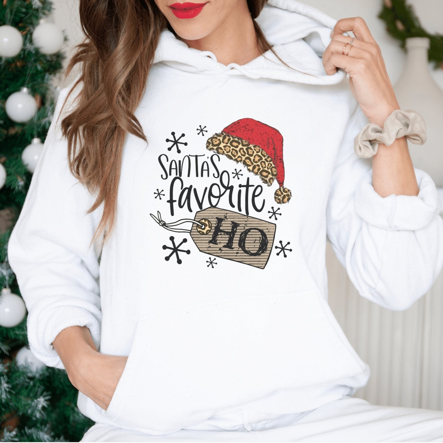 Santa's Favorite Ho Christmas Hoodies - Trendznmore