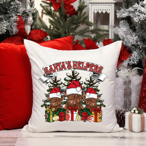 Santa's Helpers Christmas Pillow Cover - Trendznmore