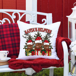 Santa's Helpers Christmas Pillow Cover - Trendznmore