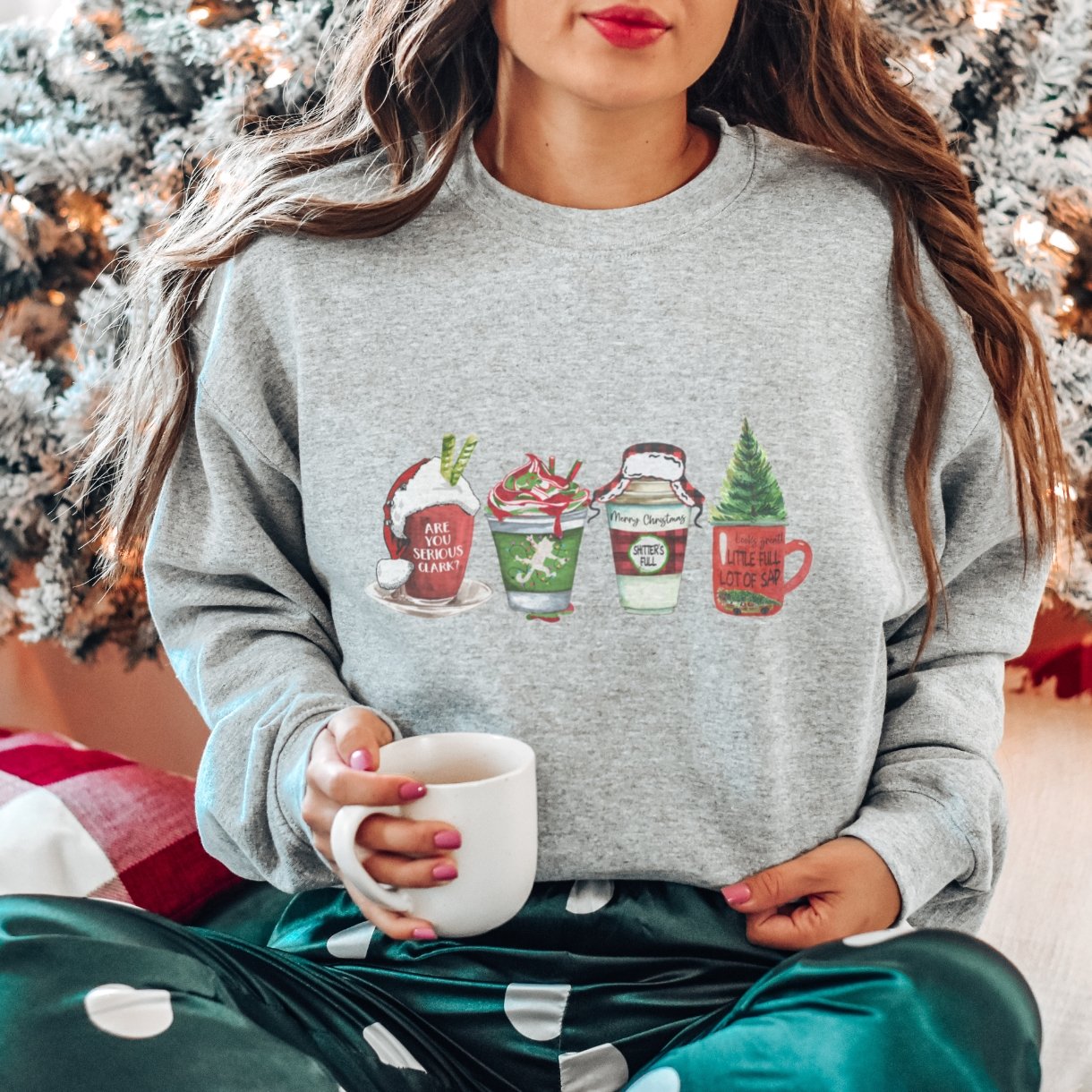 Serious Clark Christmas Vacation Coffee Sweatshirt - Trendznmore