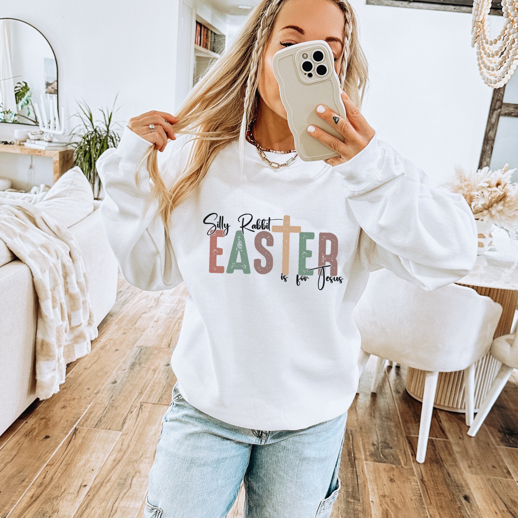 Silly Rabbit Easter Crewneck Sweatshirt - Trendznmore