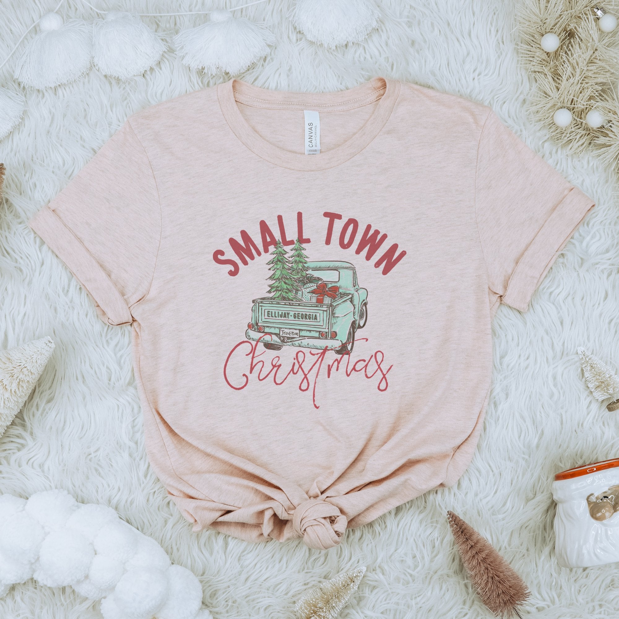 Small Town Christmas T-shirt - Trendznmore