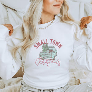 Small Town Christmas Vintage Sweatshirt - Trendznmore