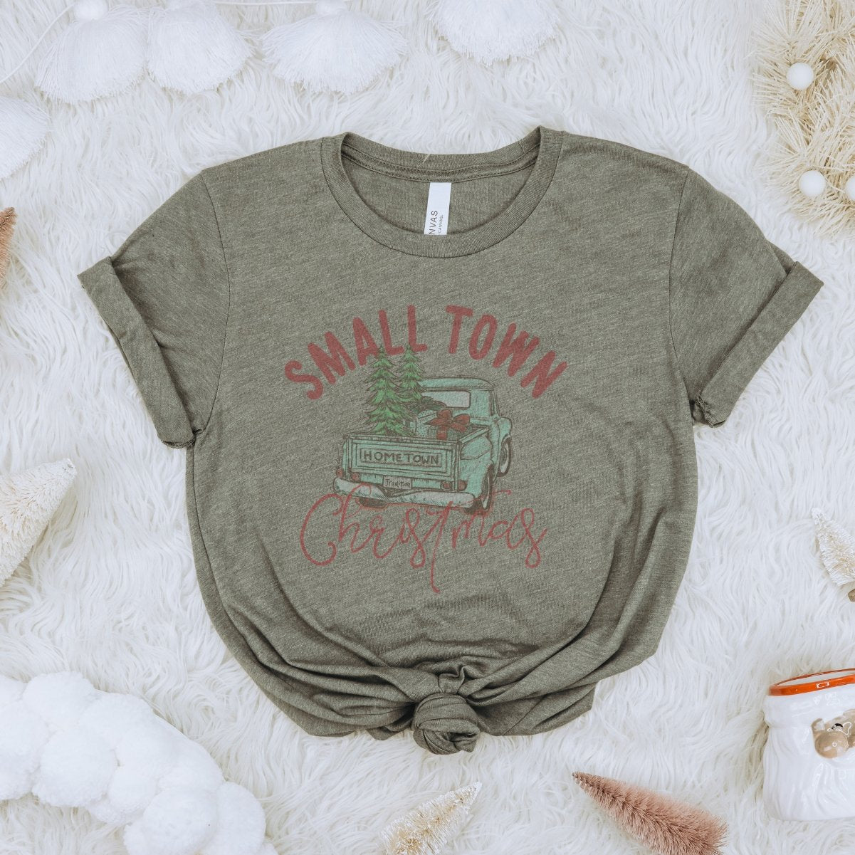 Small Town Christmas Vintage T-Shirt - Trendznmore