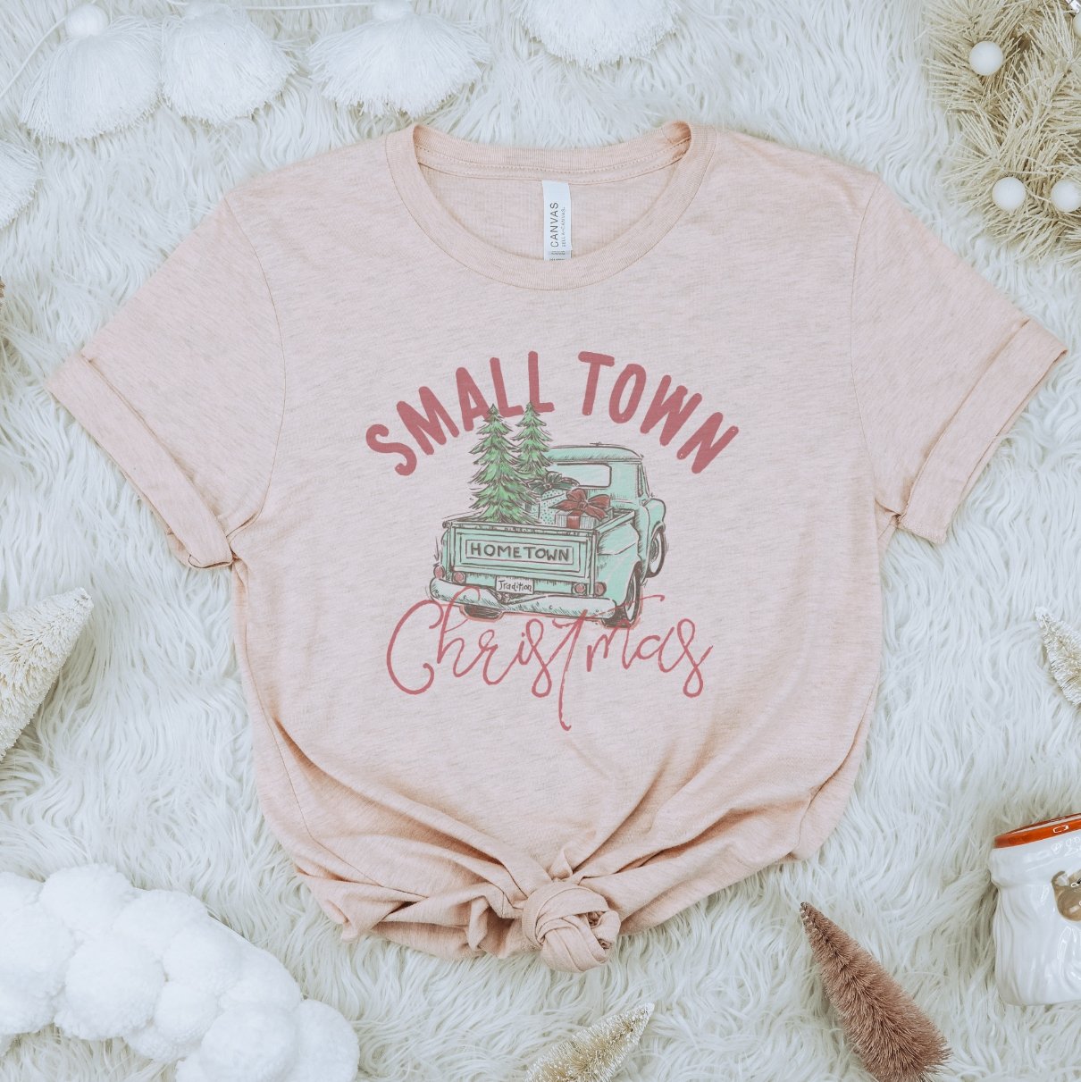 Small Town Christmas Vintage T-Shirt - Trendznmore