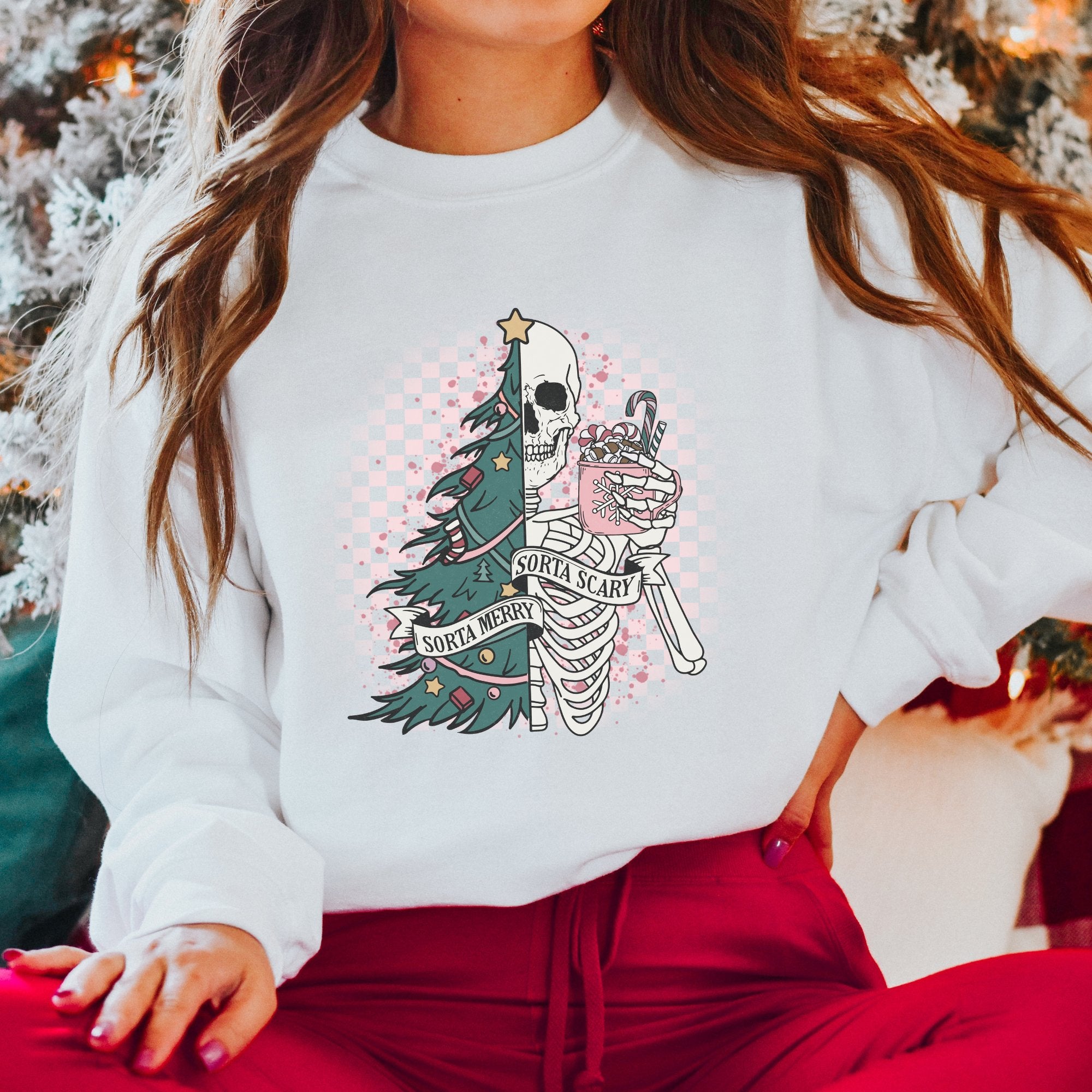 Sorta Merry Sorta Scary Sweatshirt - Trendznmore