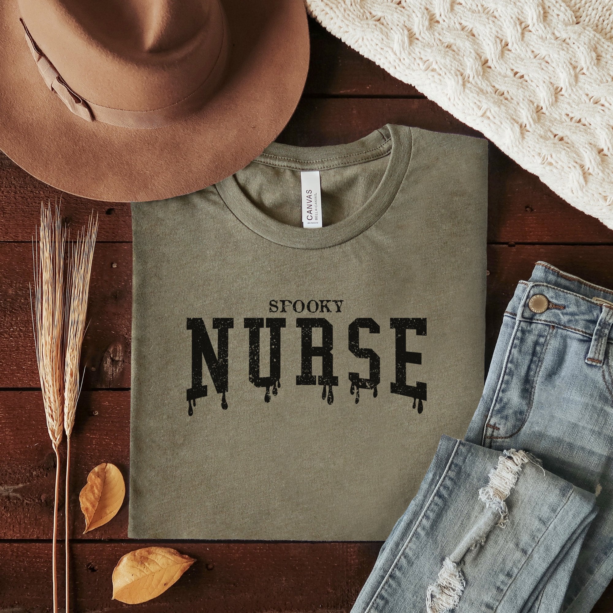 Spooky Nurse Halloween T-Shirt - Trendznmore