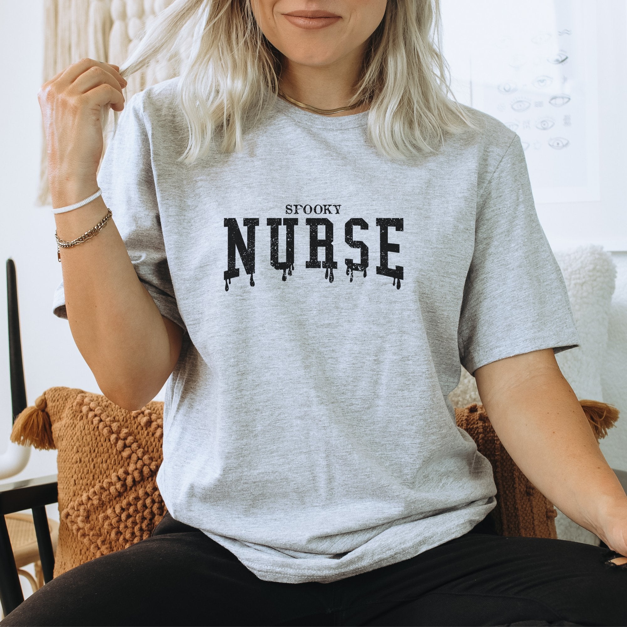 Spooky Nurse Halloween T-Shirt - Trendznmore