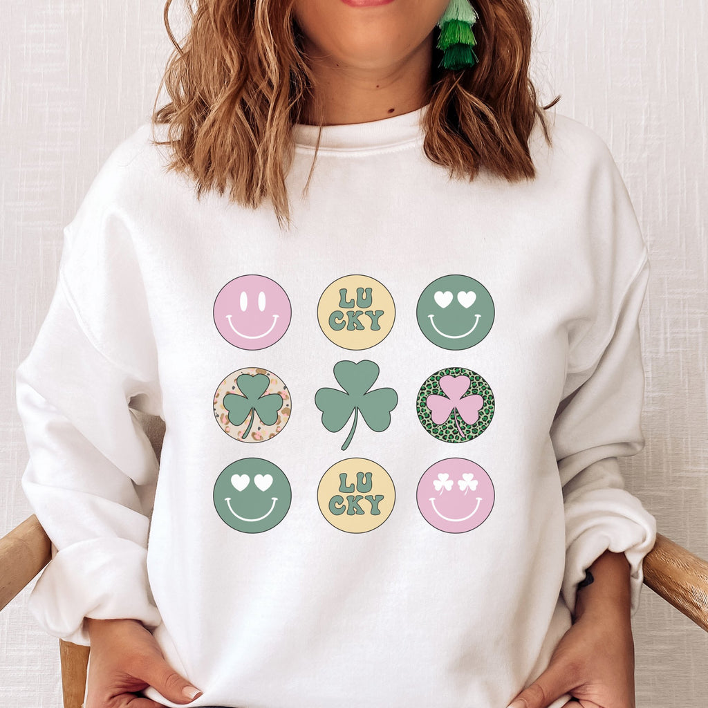 St. Patrick's Day Collage Crewneck Sweatshirt - Trendznmore