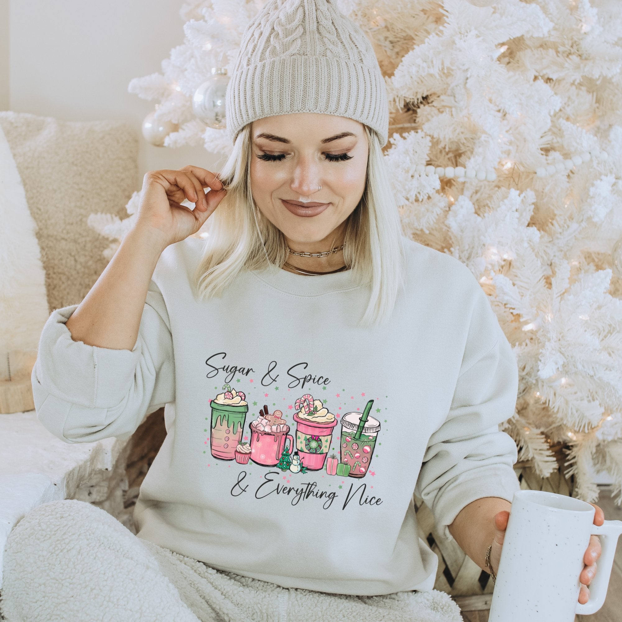 Sugar Spice Christmas Sweatshirt - Trendznmore