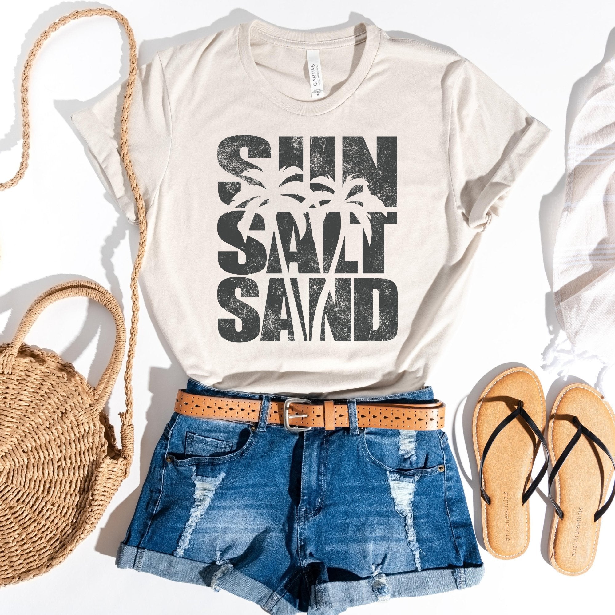 Sun Salt Sand Beach Graphic T-Shirt - Trendznmore