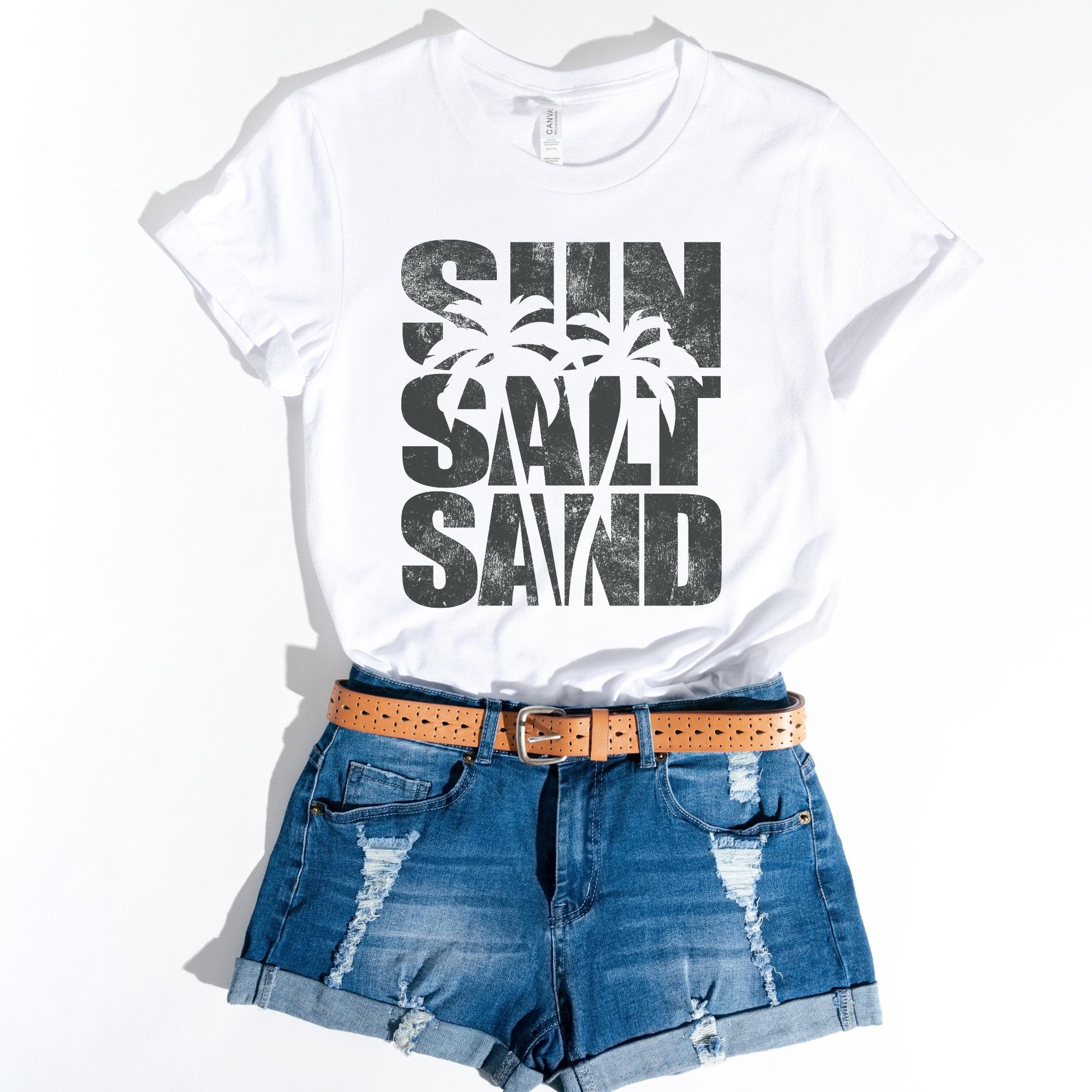 Sun Salt Sand Beach Graphic T-Shirt - Trendznmore