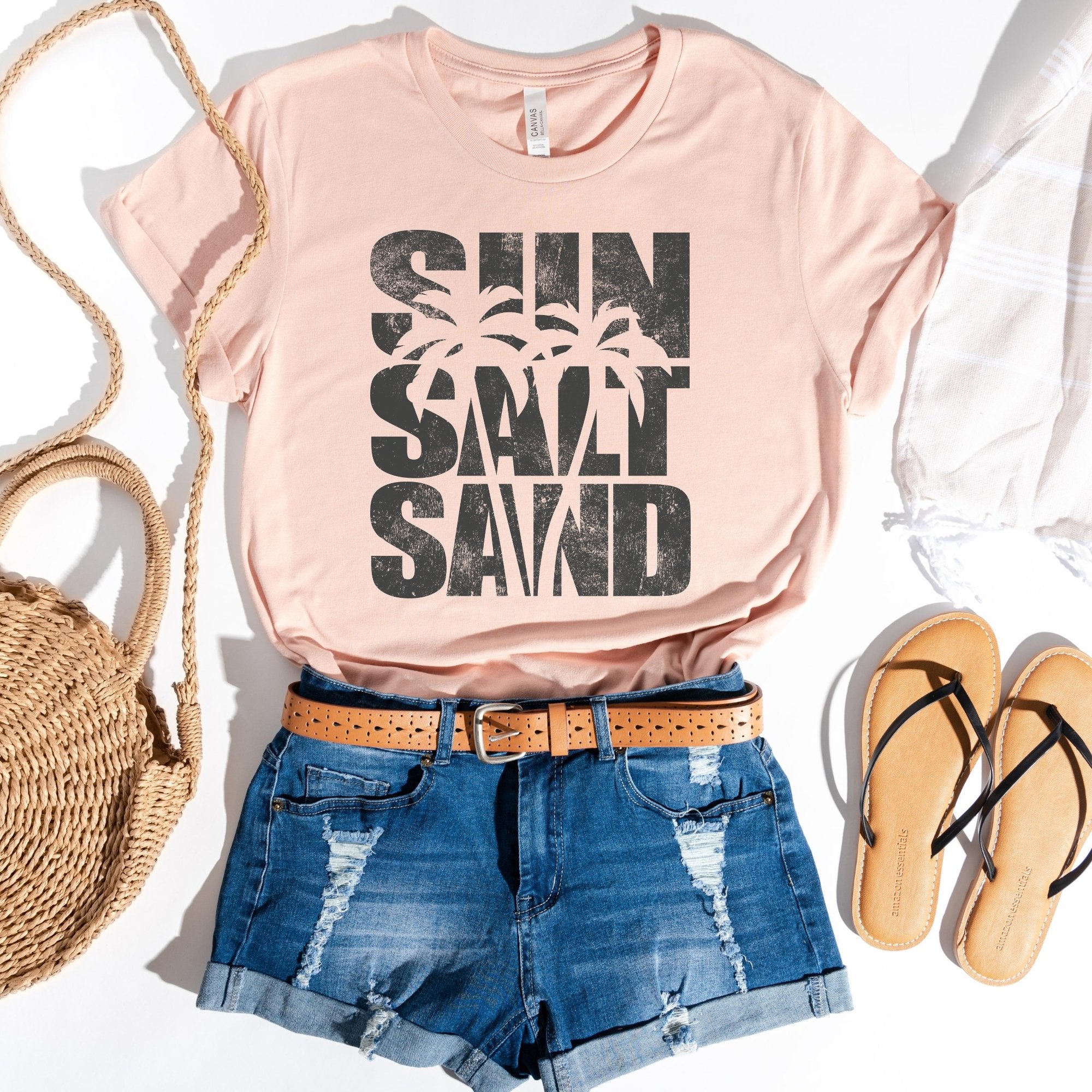 Sun Salt Sand Beach Graphic T-Shirt - Trendznmore