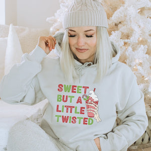 Sweet but a Little Twisted Christmas Hoodie - Trendznmore
