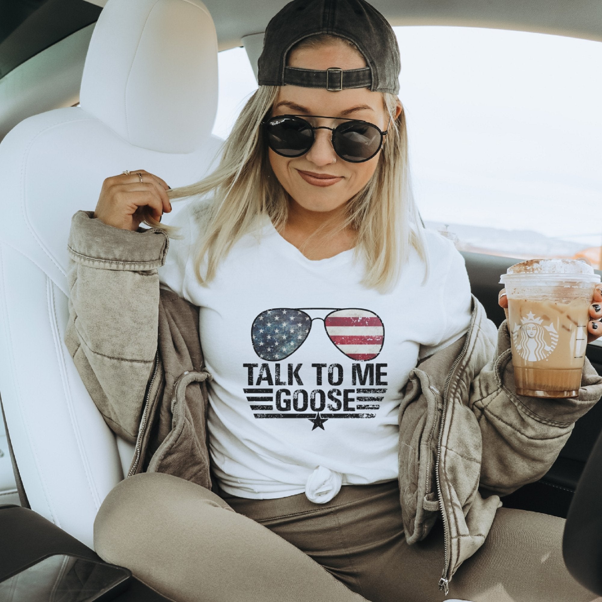Talk to me Goose Patriotic T-Shirt - Trendznmore