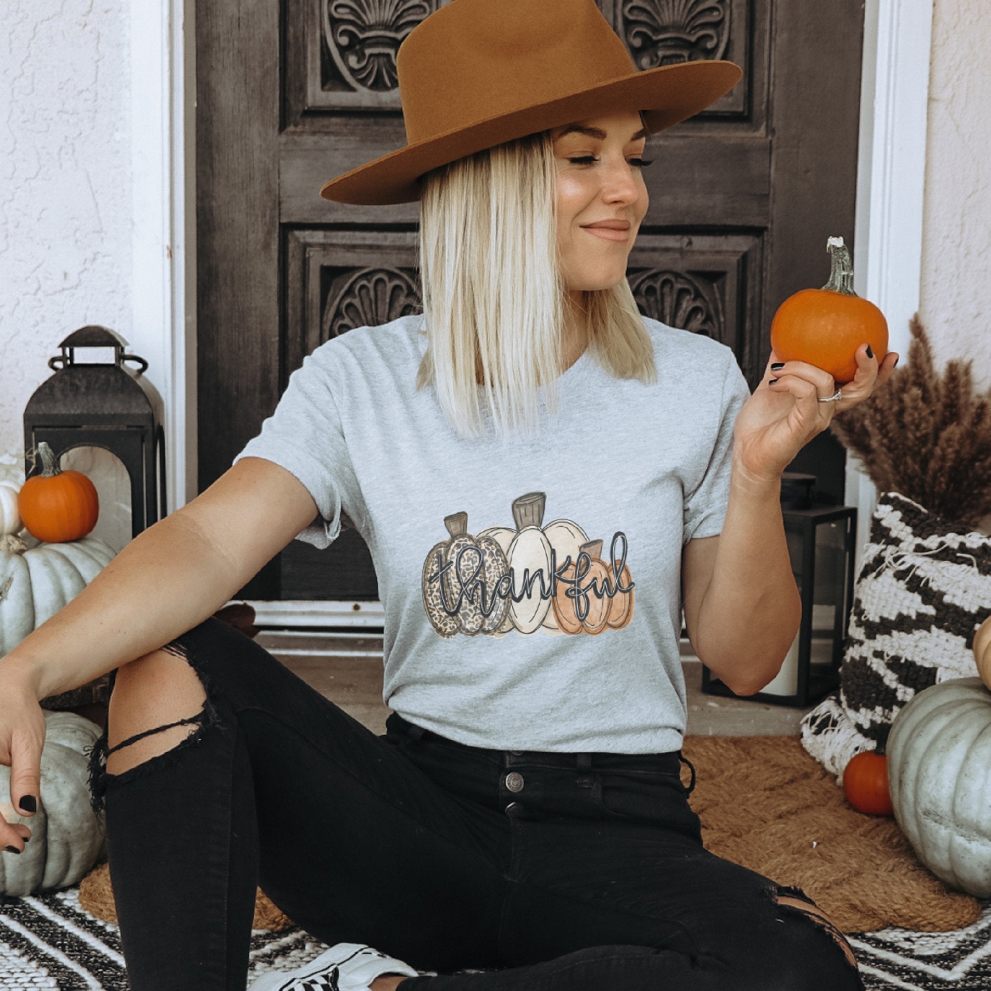 Thankful Thanksgiving T-Shirt - Trendznmore