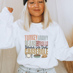 Thanksgiving Casserole Crewneck Sweatshirt - Trendznmore