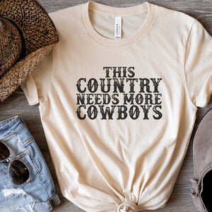 This Country Needs More Cowboys T-Shirt - Trendznmore
