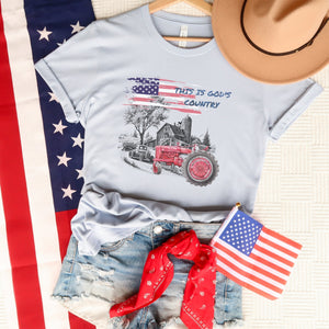 This is God's Country Patriotic Farm T-Shirt - Trendznmore