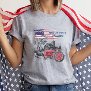 This is God's Country Patriotic Farm T-Shirt - Trendznmore