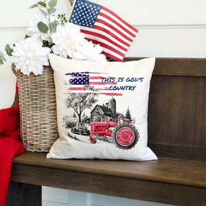 This is God's Country Patriotic Pillow Cover - Trendznmore