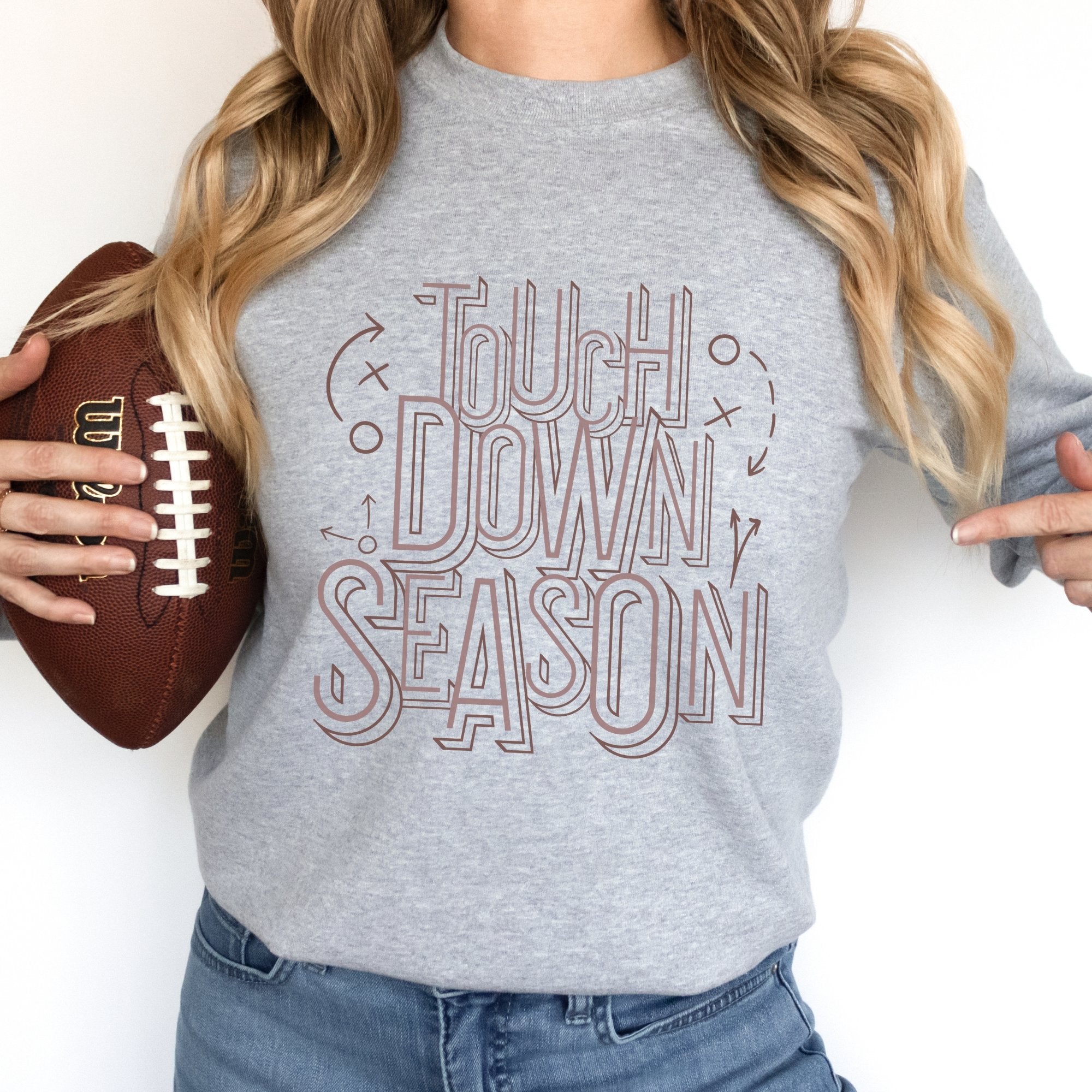 Touchdown Season Graphic Sweatshirt - Trendznmore