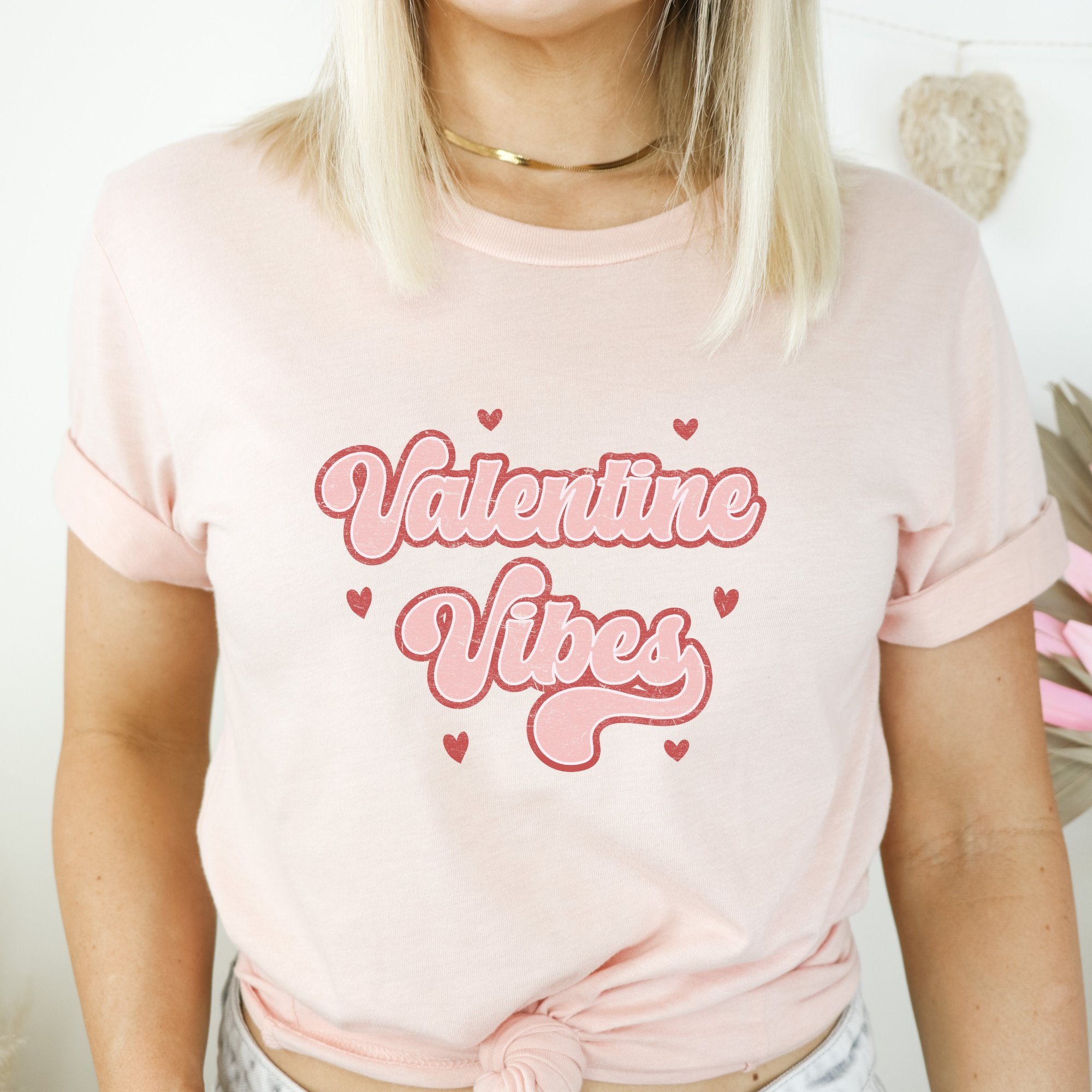 Valentine Vibes Valentine Graphic T-Shirt - Trendznmore