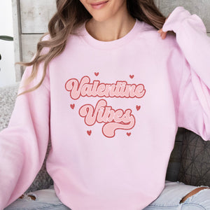 Valentine Vibes Valentines Graphic Sweatshirt - Trendznmore