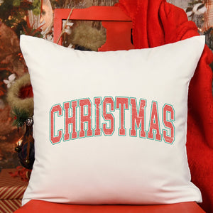 Varsity Christmas Pillow Cover - Trendznmore