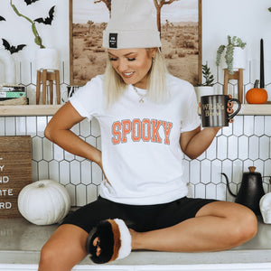 Varsity Spooky Halloween T-Shirt - Trendznmore