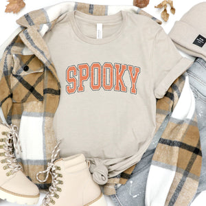 Varsity Spooky Halloween T-Shirt - Trendznmore