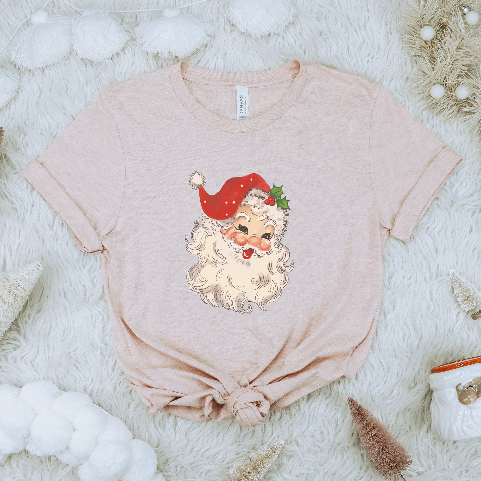 Vintage Santa Christmas T-shirt - Trendznmore