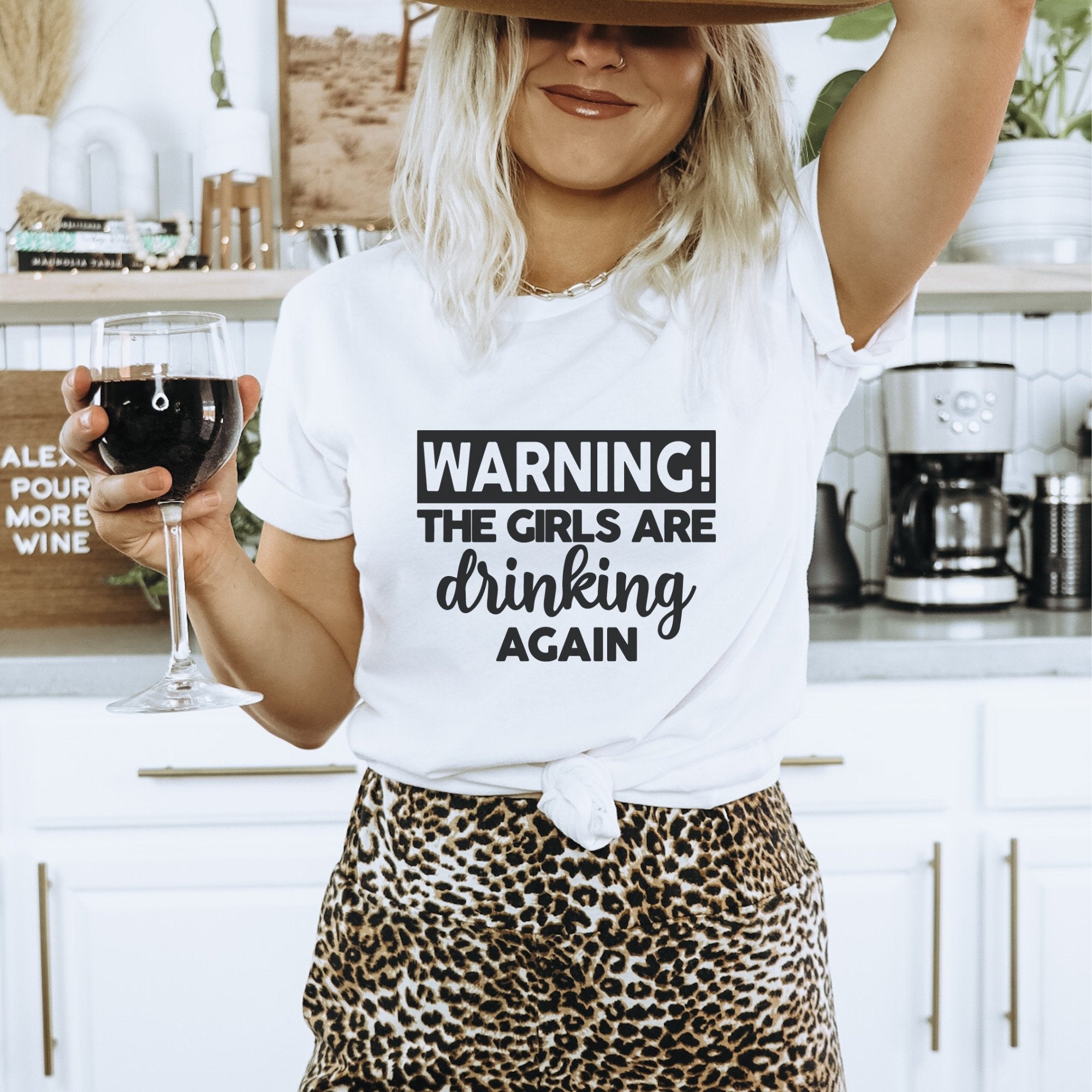 WARNING! The Girls are Drinking Again T-Shirt - Trendznmore