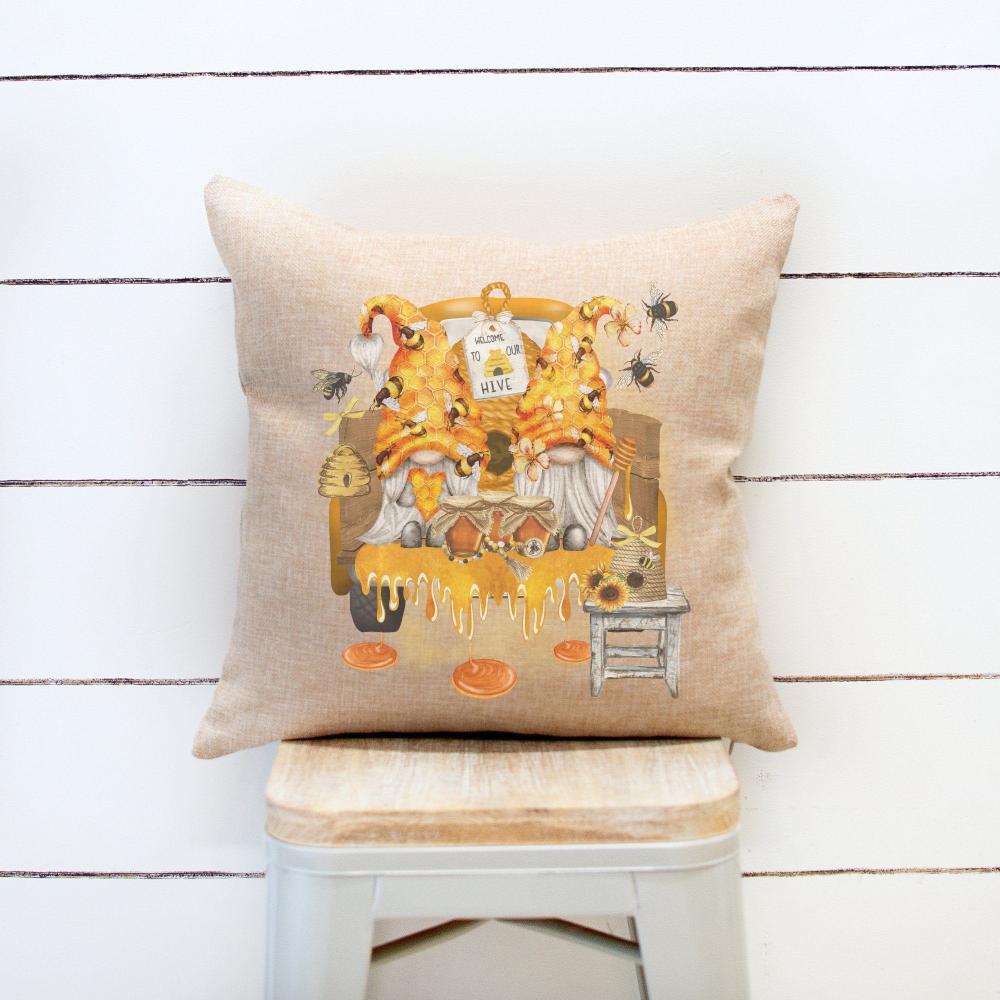Welcome to our Hive Gnome Pillow Cover - Trendznmore