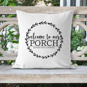 Welcome to our Porch Pillow Cover - Trendznmore