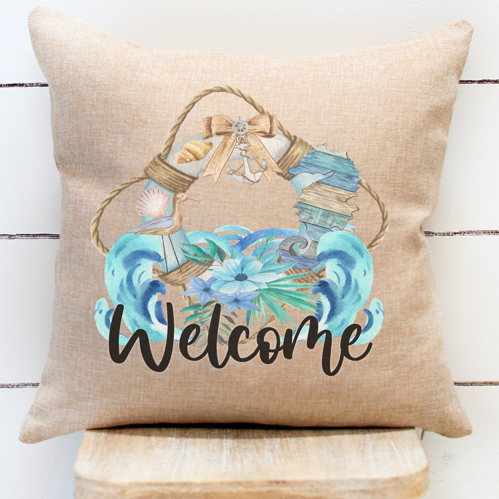 Welcome to the Beach Pillow Cover - Trendznmore